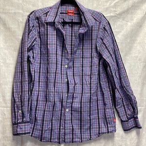 Mens IZOD long sleeve button down shirt with pocket